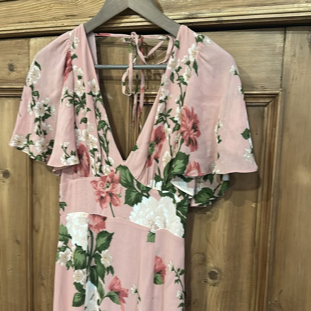 Reformation Pink Floral Maxi Dress - Picture 3 of 8